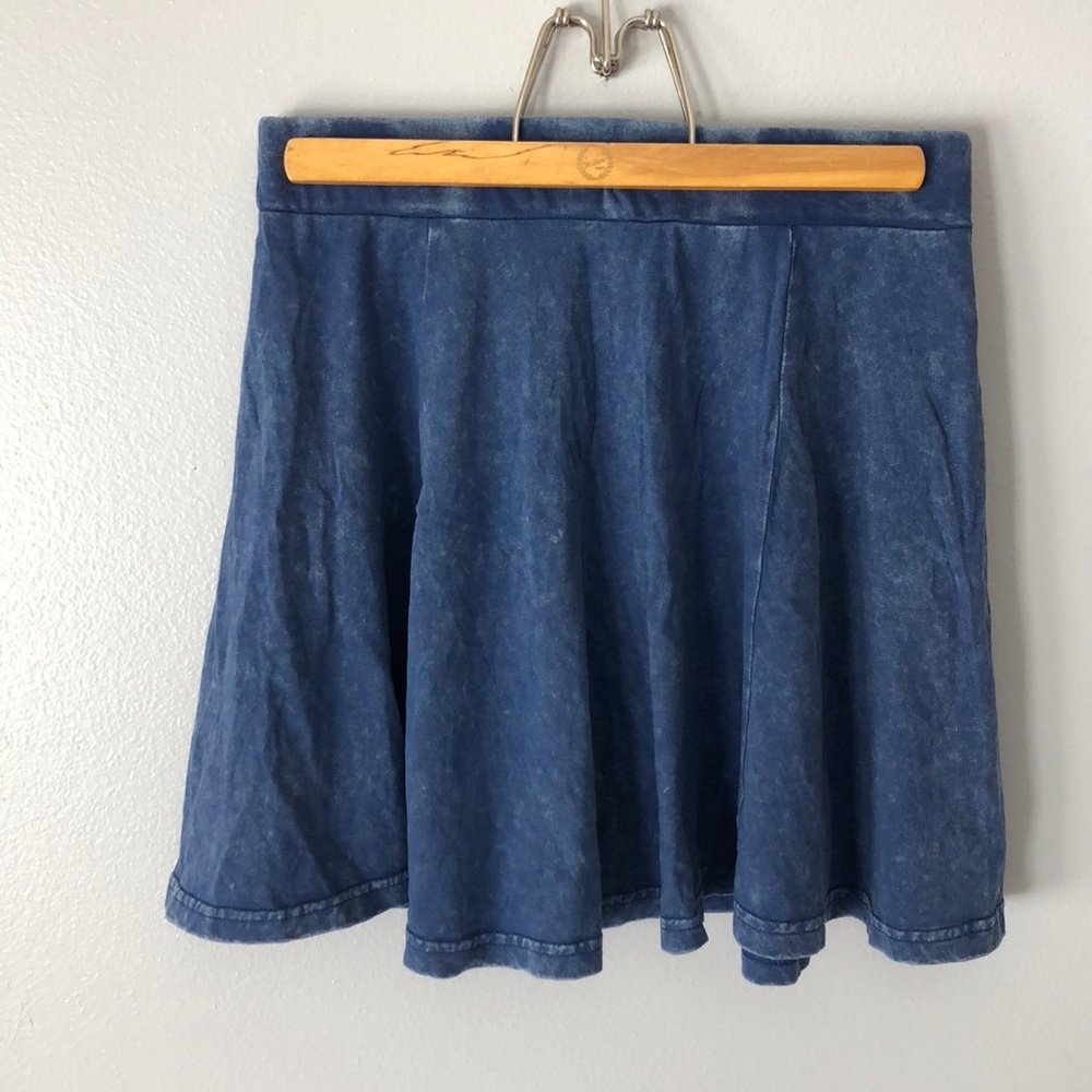 blue skirt x